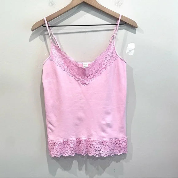 Lace Trim Tank Top