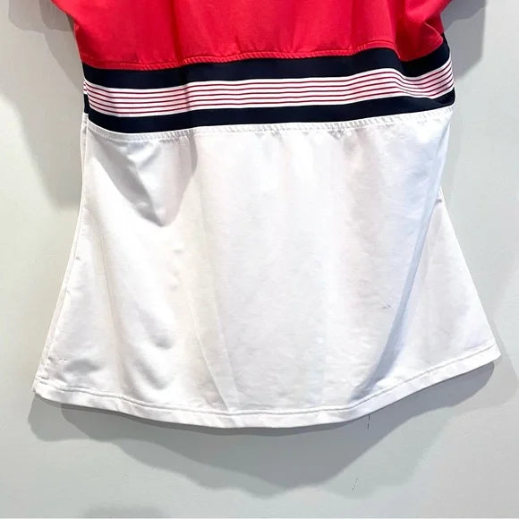 Colorblock Short Sleeve Tennis Top