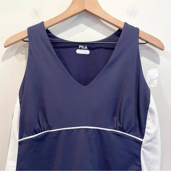 Mesh Side V-Neck Tank Top