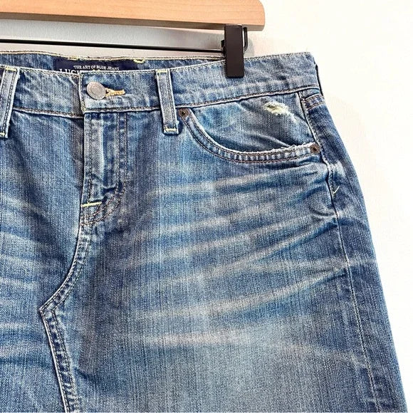 Denim Jean Mini Skirt