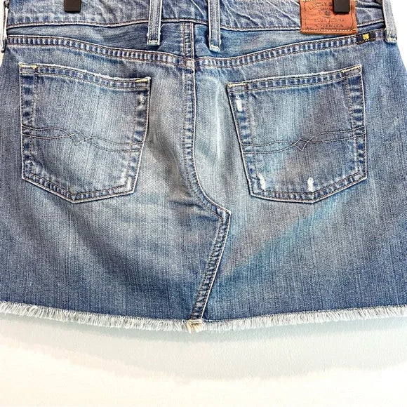 Denim Jean Mini Skirt