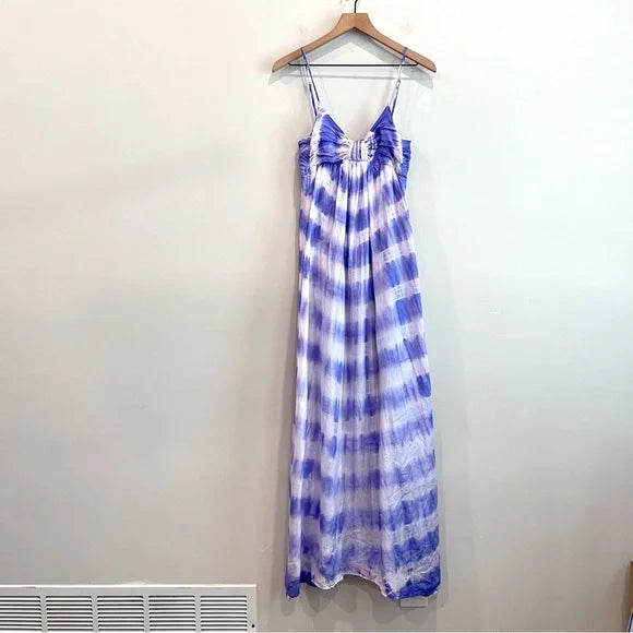 Silk Tie Dye Maxi Dress