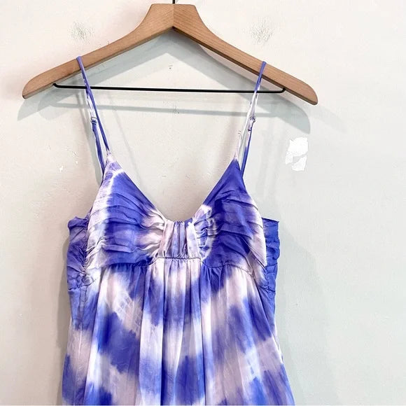 Silk Tie Dye Maxi Dress