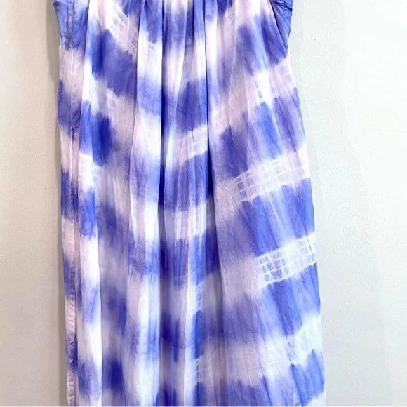 Silk Tie Dye Maxi Dress