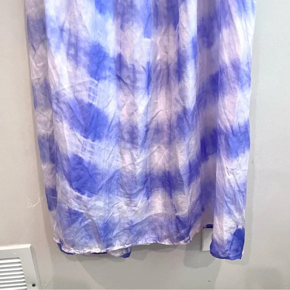 Silk Tie Dye Maxi Dress