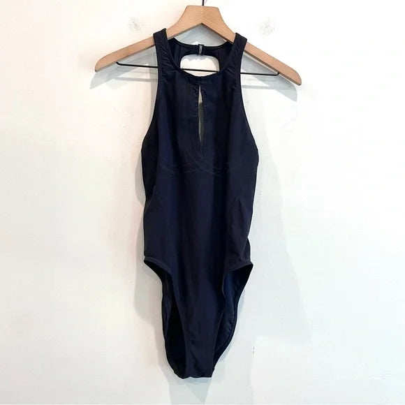 High Neck Keyhole Swimsuit