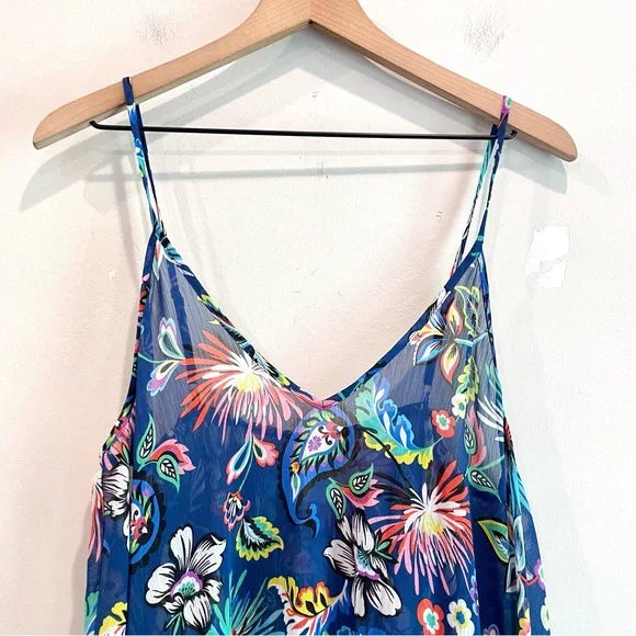 Floral Paisley Swim Cover Dress