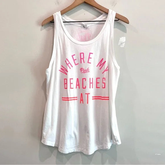 Where My Beaches At Tank Top