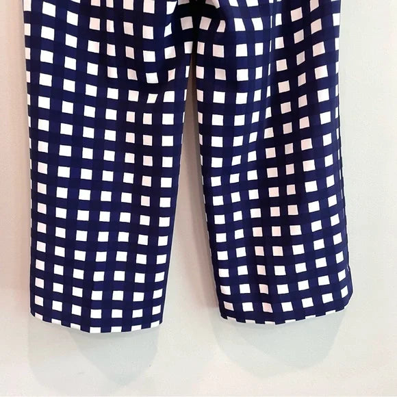 Plaid Crop Pants