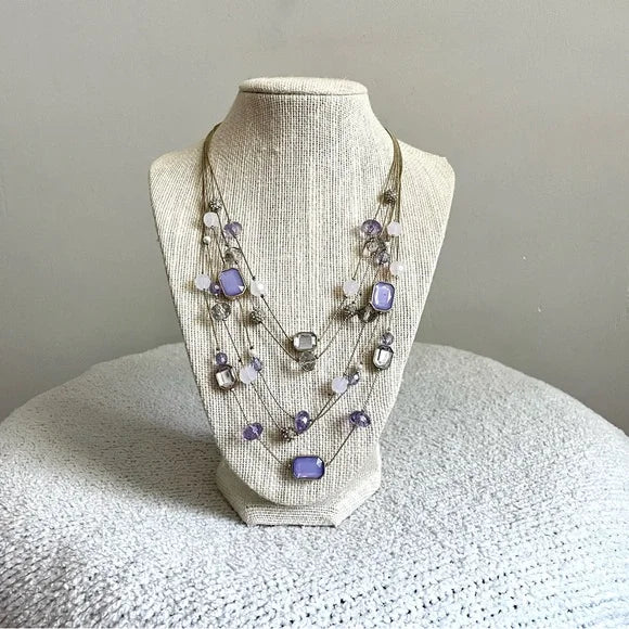 Beaded Multi Layered Necklace