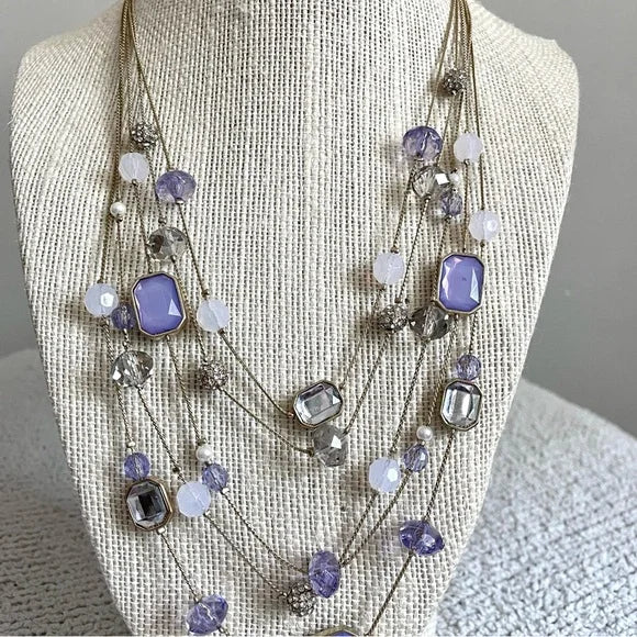 Beaded Multi Layered Necklace