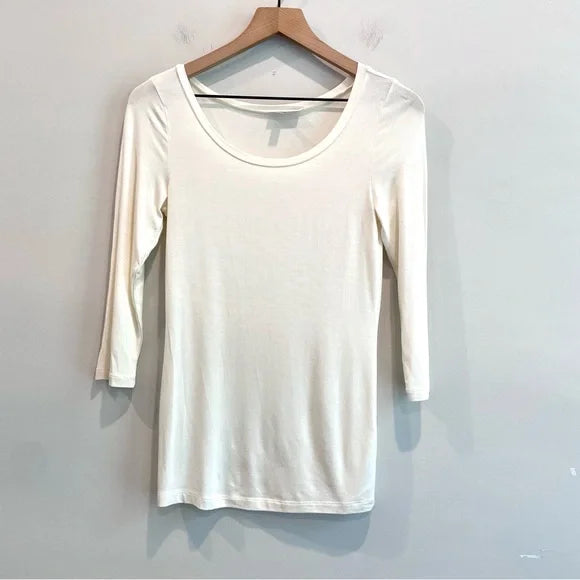 3/4 Sleeve Modal Top