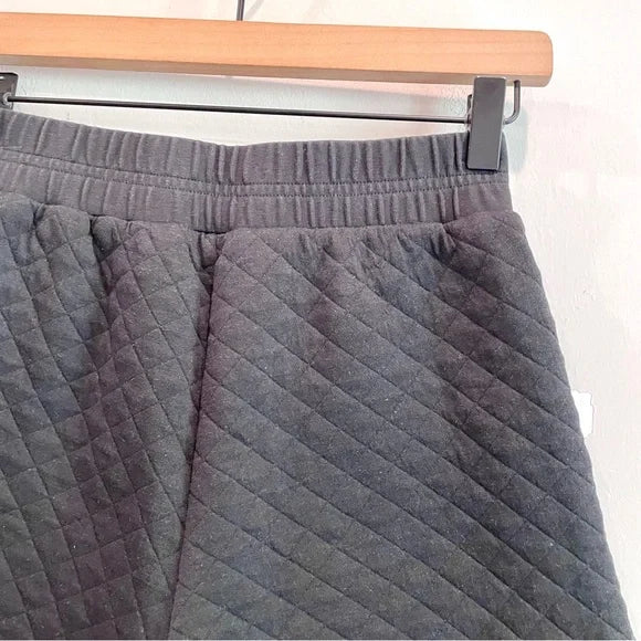 Quilted Boxer Style Sweat Shorts