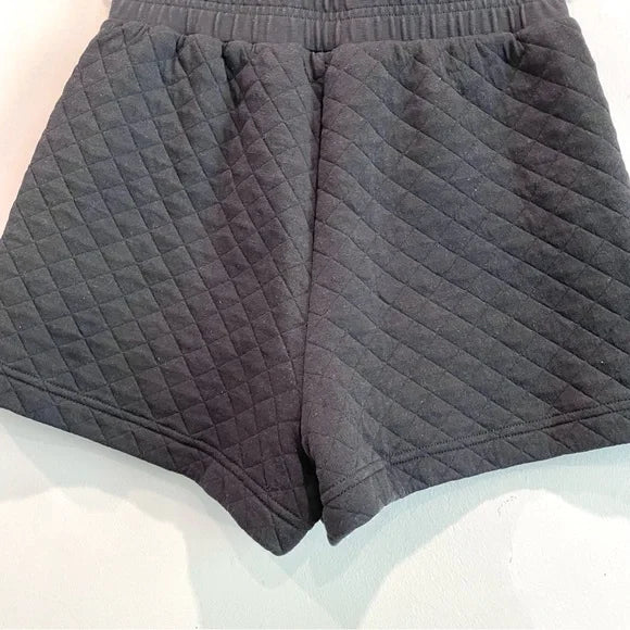 Quilted Boxer Style Sweat Shorts