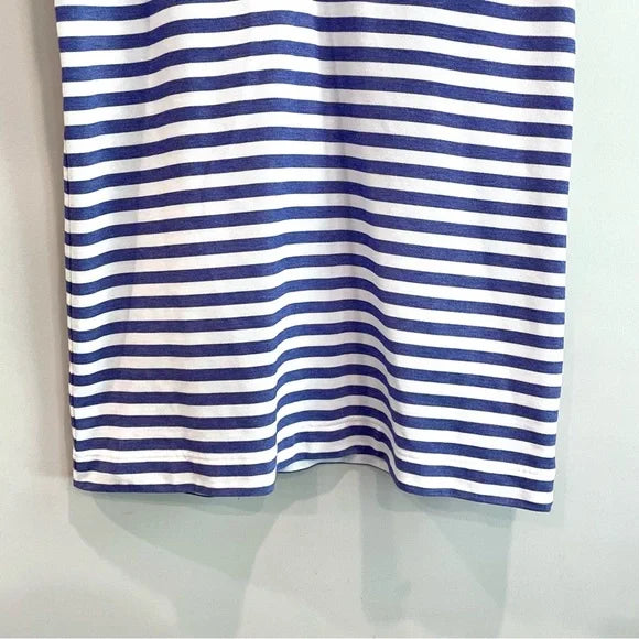 Short Sleeve Striped Shirt Dress