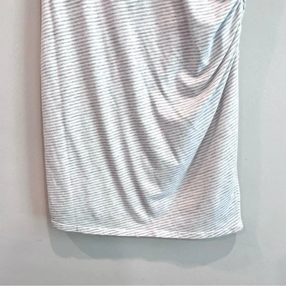 Striped Cap Sleeve Tee Dress