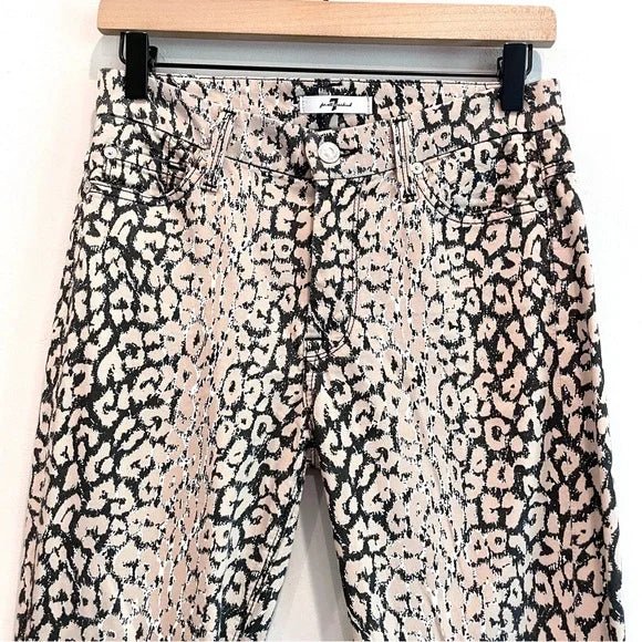 Leopard Skinny Jeans