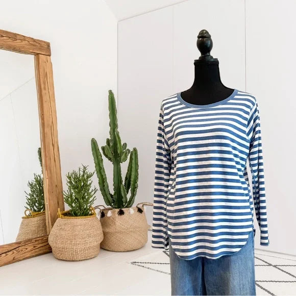 Striped Lightweight Sweatshirt