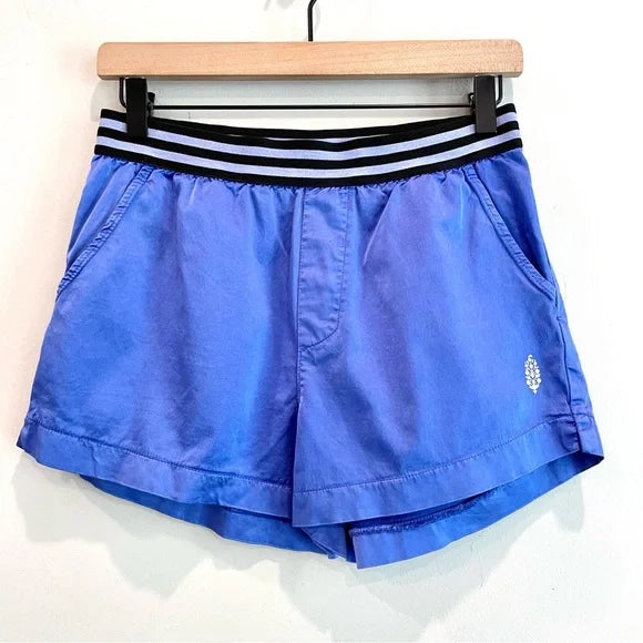 Striped Waist Satin Shorts