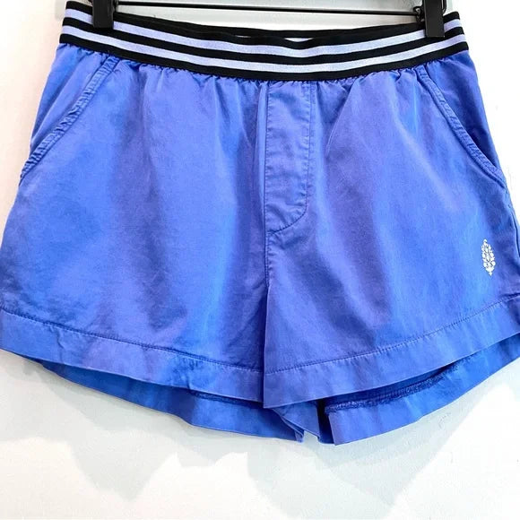 Striped Waist Satin Shorts