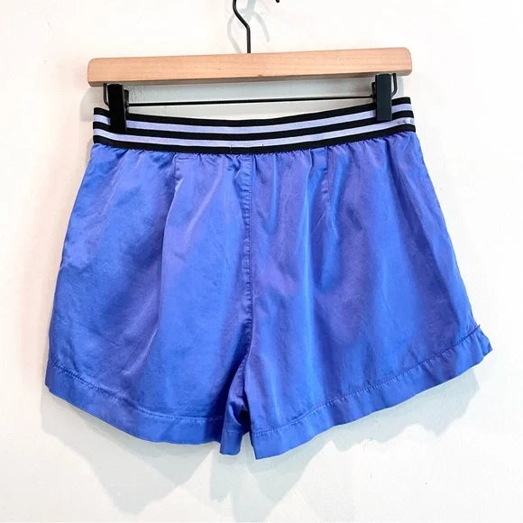 Striped Waist Satin Shorts