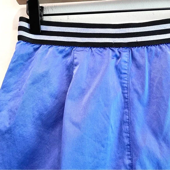 Striped Waist Satin Shorts