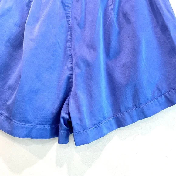 Striped Waist Satin Shorts