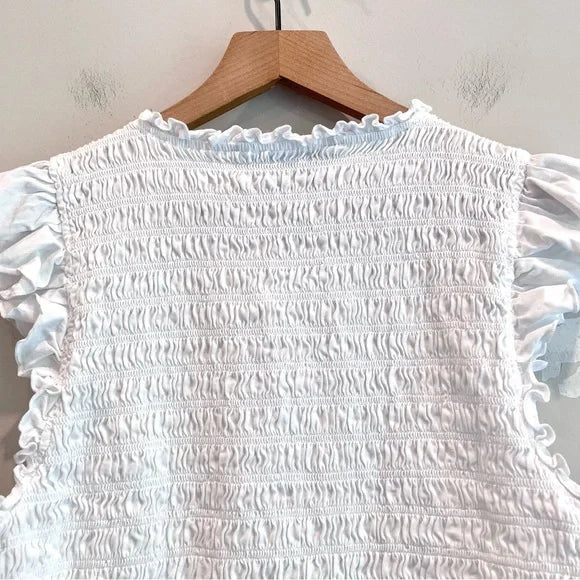 Smocked Ruffle Top