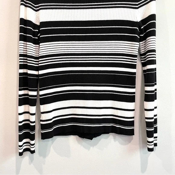 Striped Ribbed Cardigan