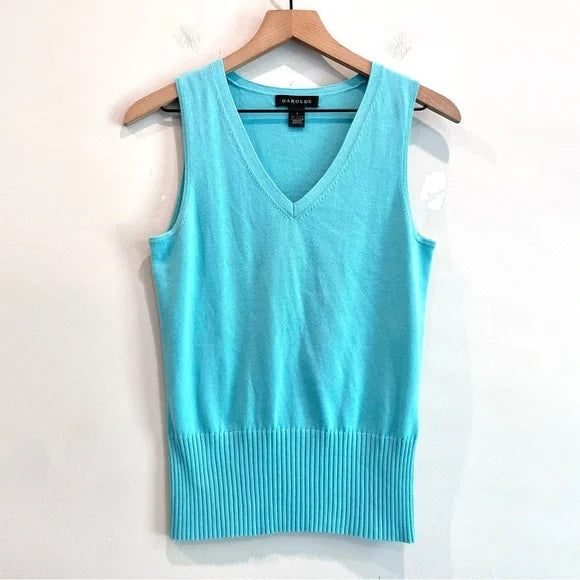 Sleeveless V-Neck Sweater Vest