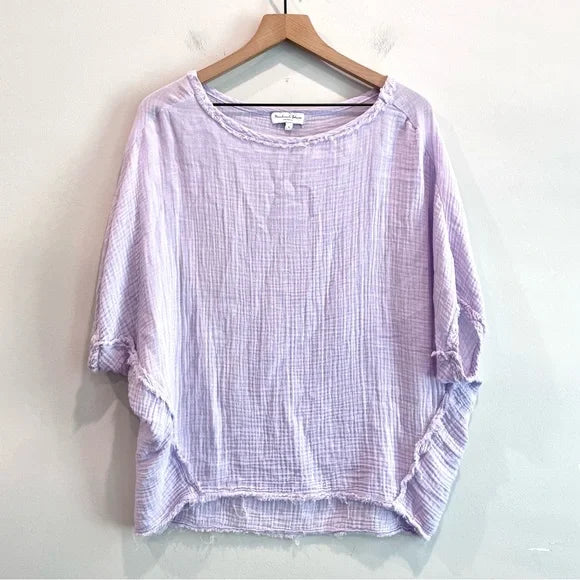 Oversized Gauze Top