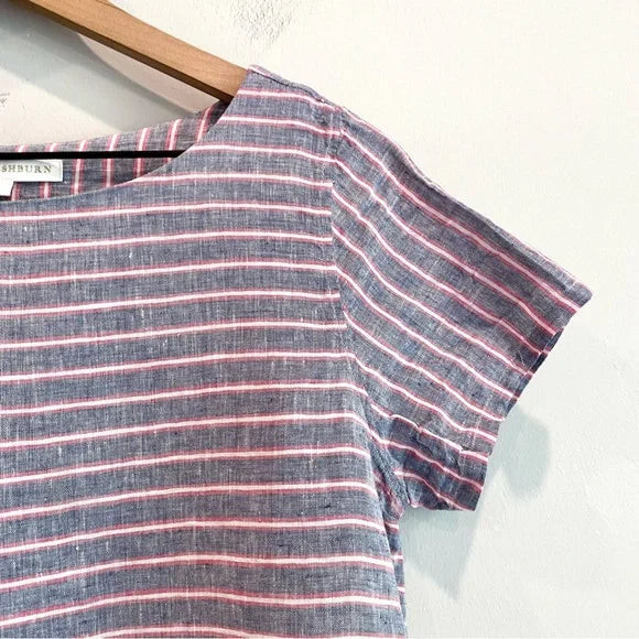 Striped Short Sleeve Top