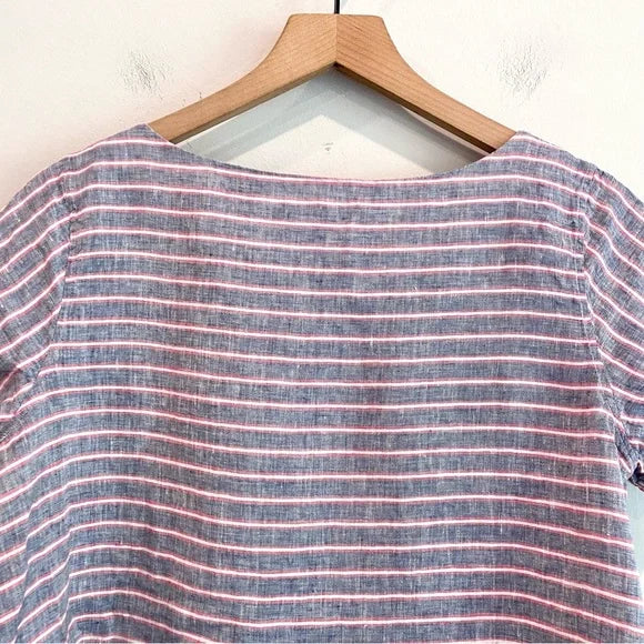 Striped Short Sleeve Top