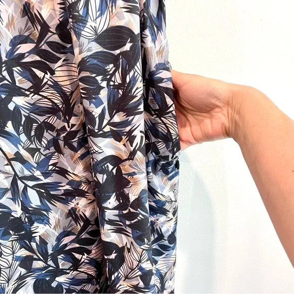 Leaf Print Athleisure Dress