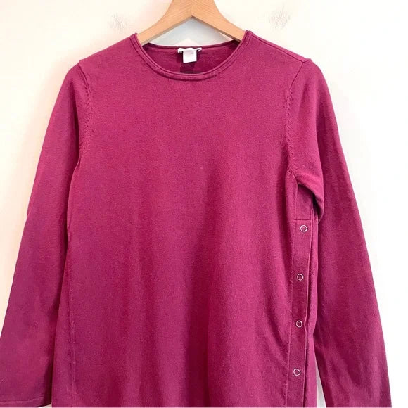 Snap Button Side Sweater