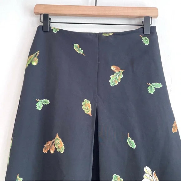 Forest Printed Midi Skirt