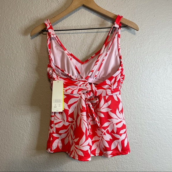 Floral Strappy Tankini Swim Top