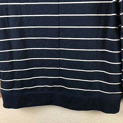 Striped Soft Fleece Lounge Sweatshirt