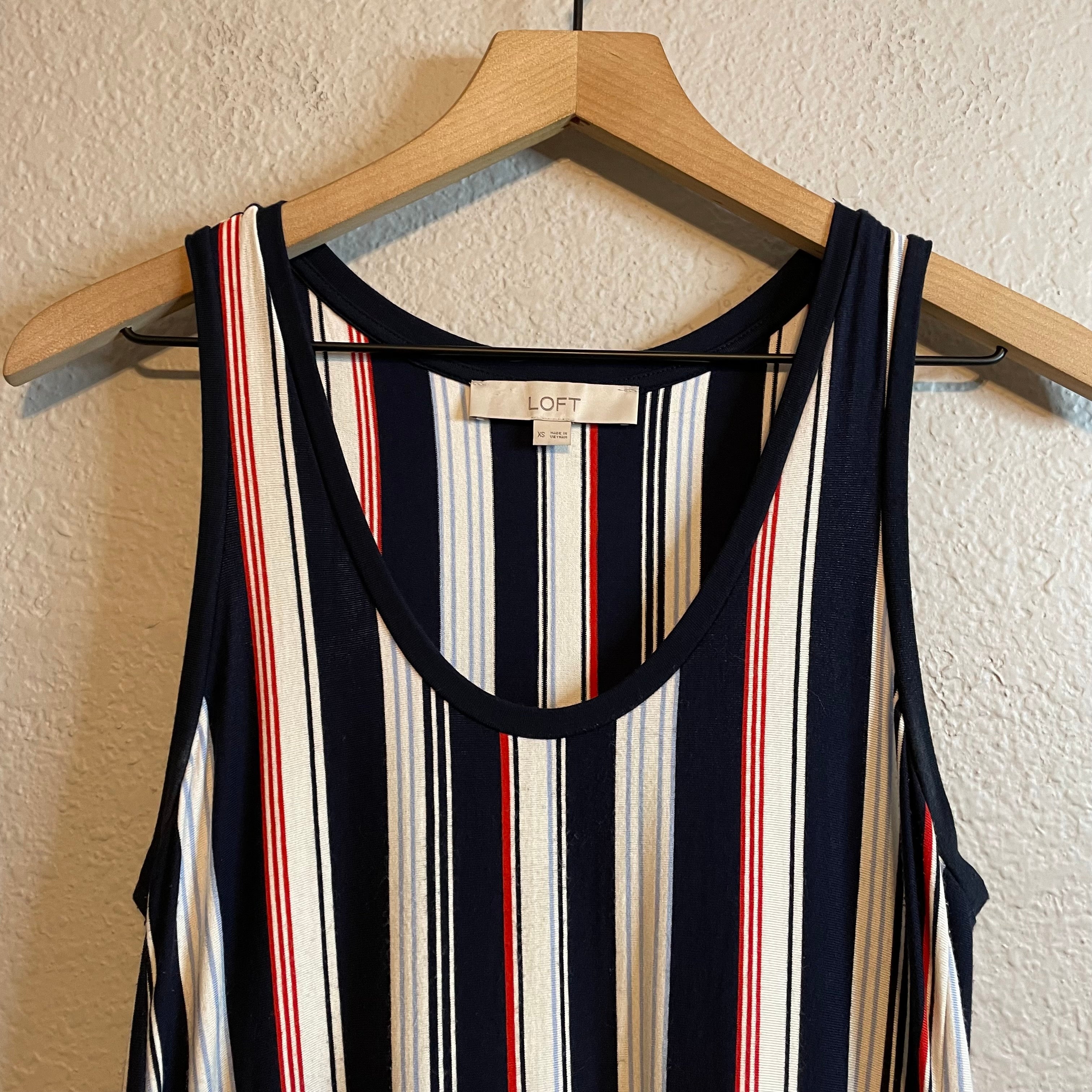 Sleeveless Striped Dress