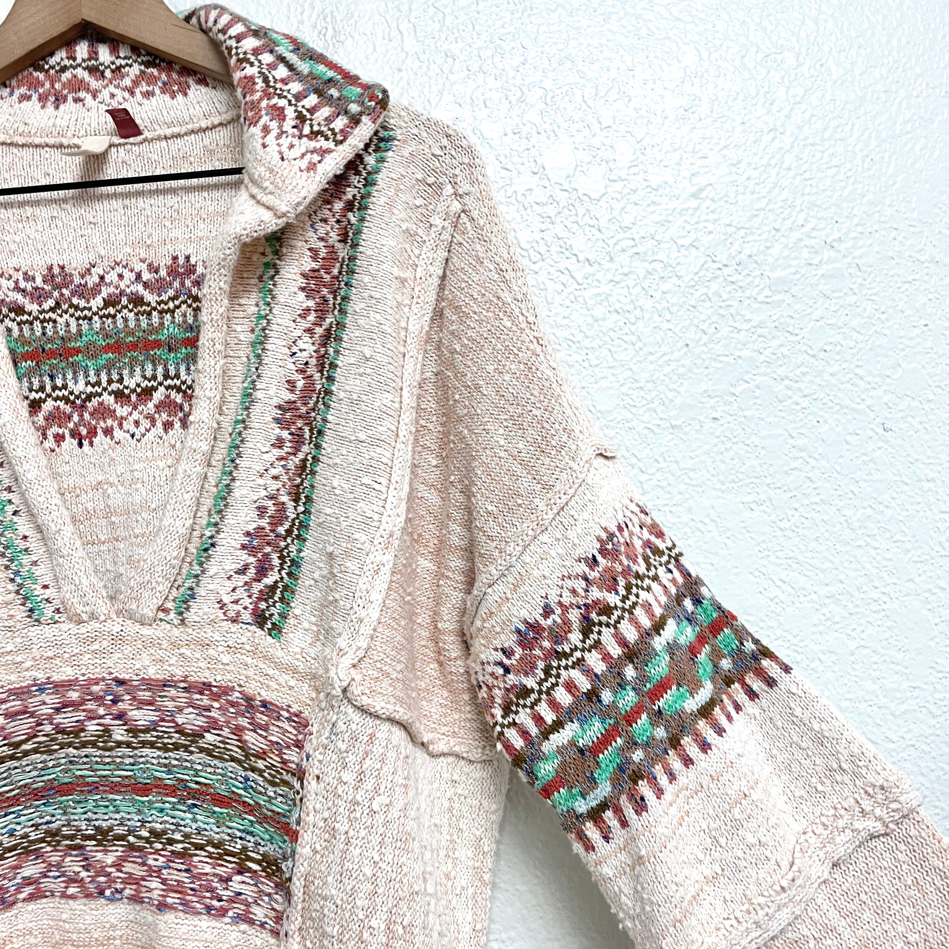 Boho V-Neck Sweater