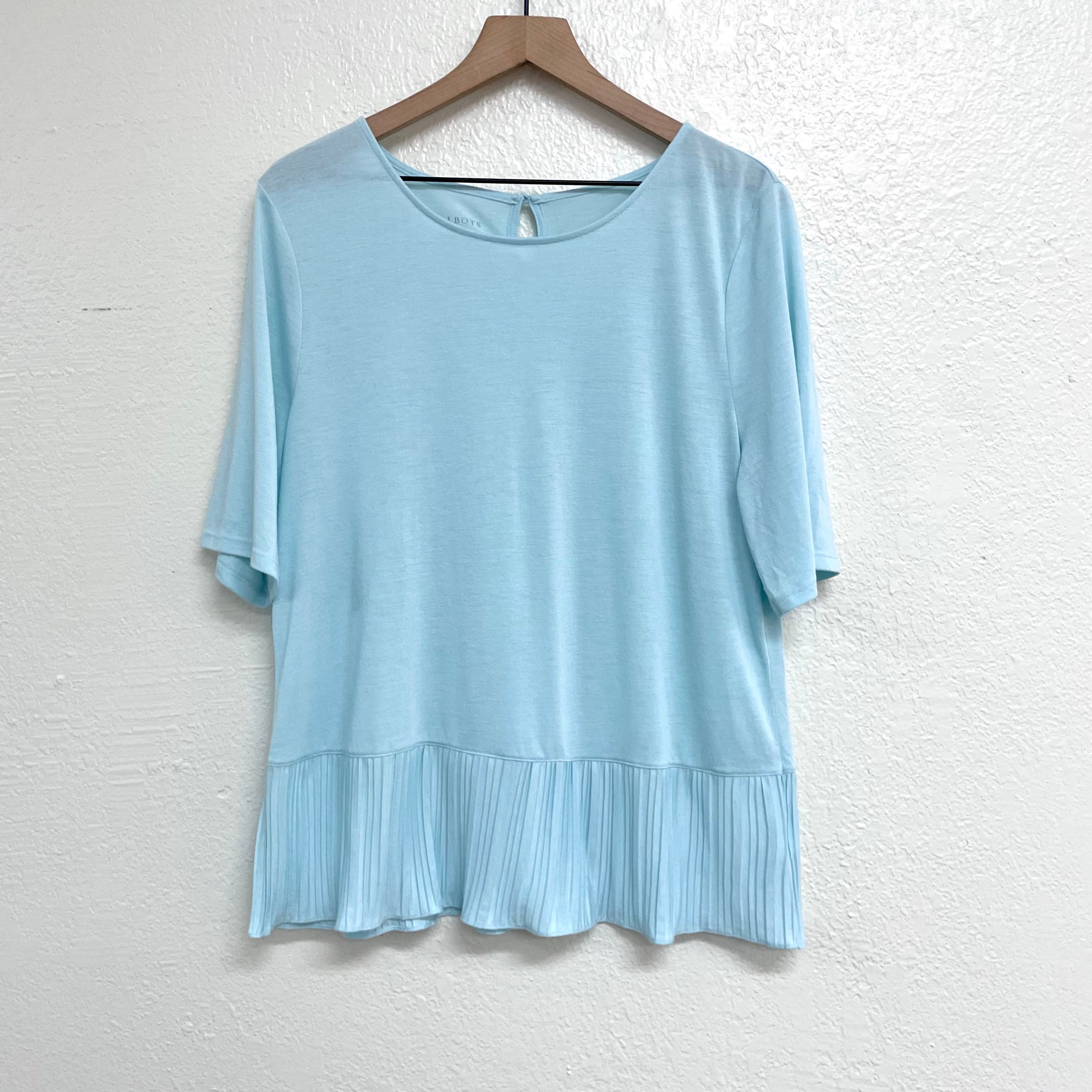 Pleat Hem Blouse