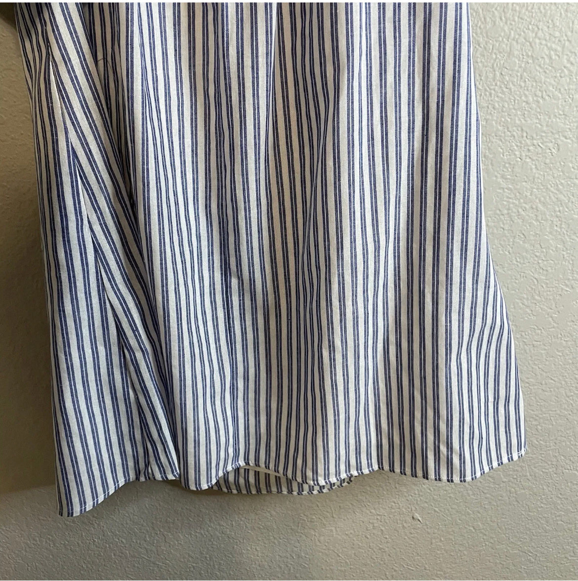 Striped Cold Shoulder Dress