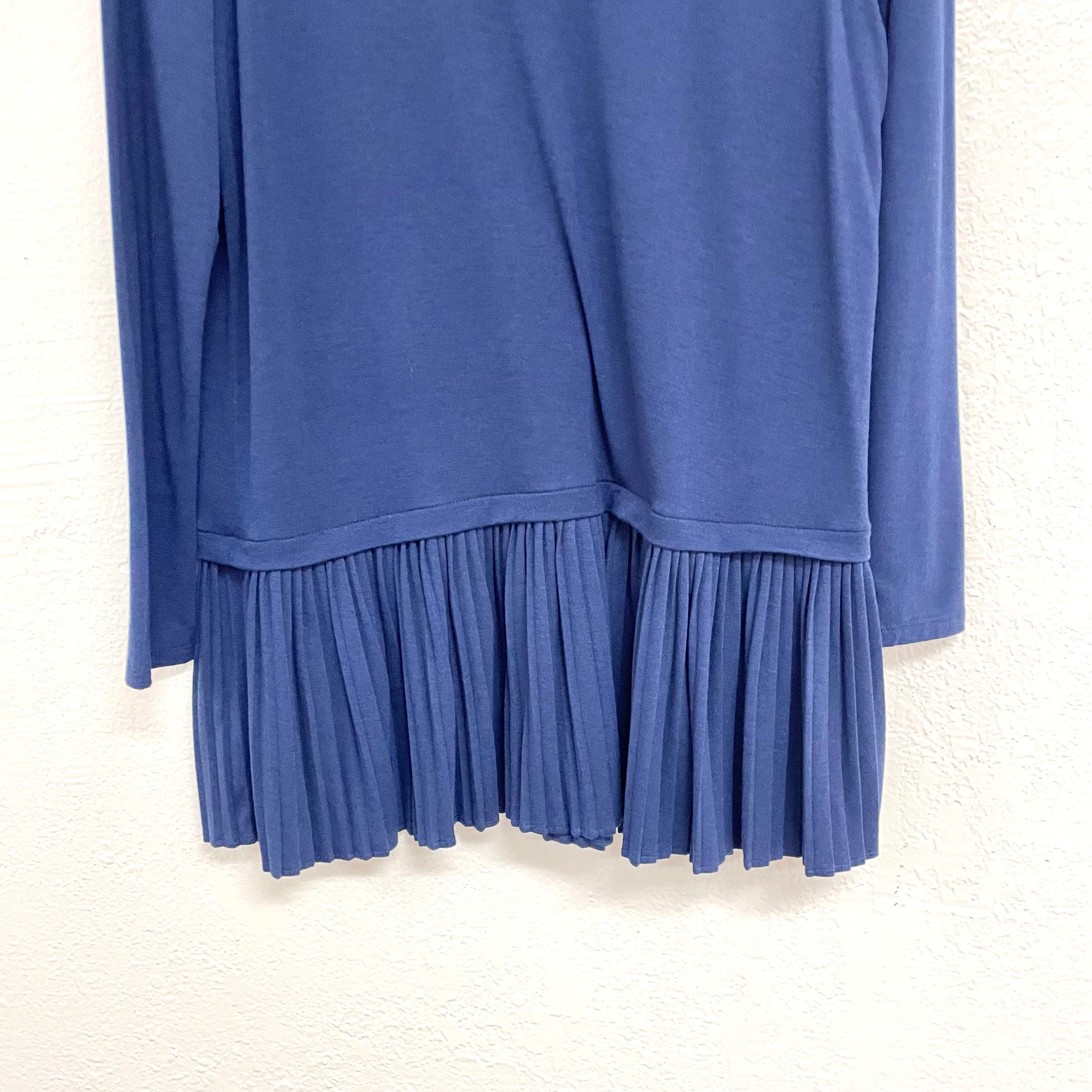 Long Sleeve Pleated Tunic