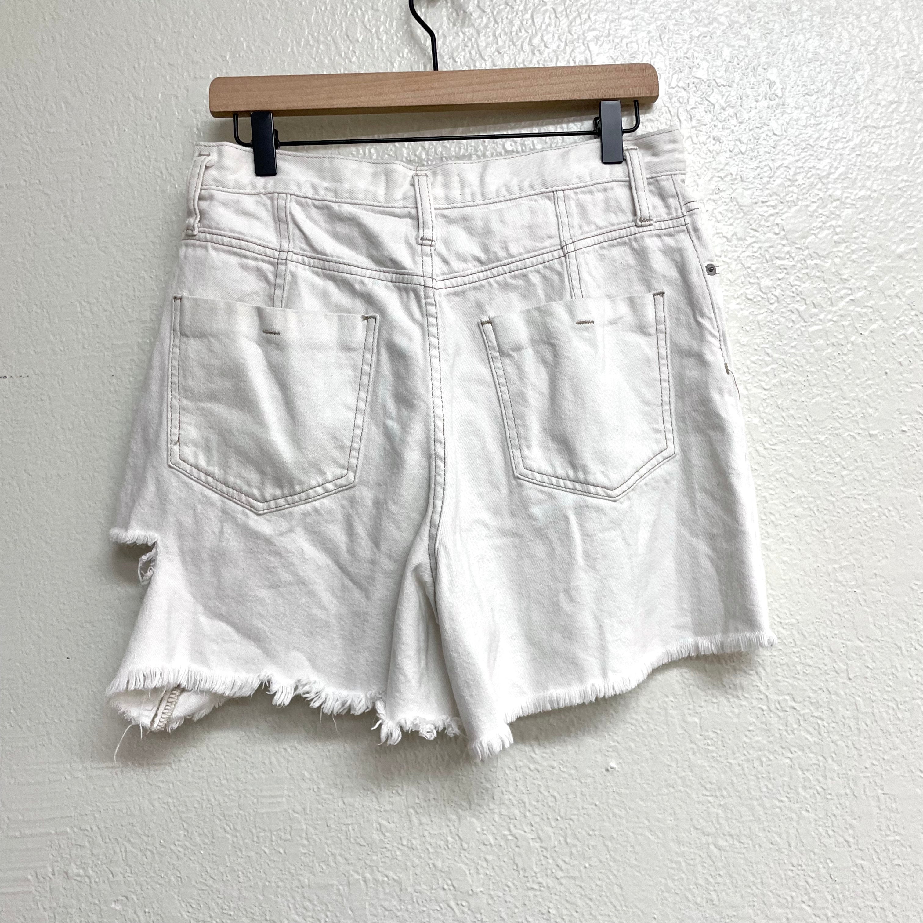 Distressed Jean Shorts