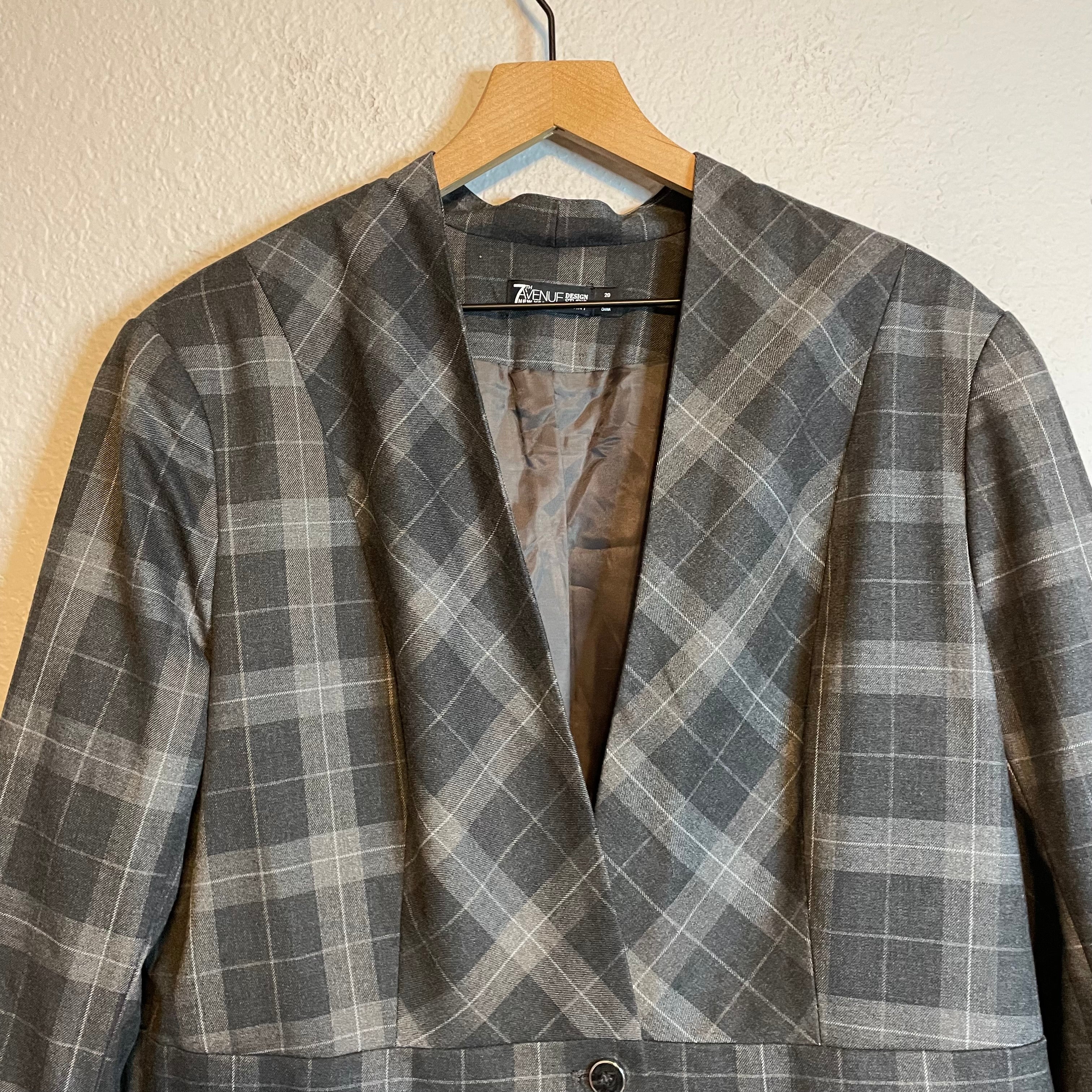 Plaid Blazer