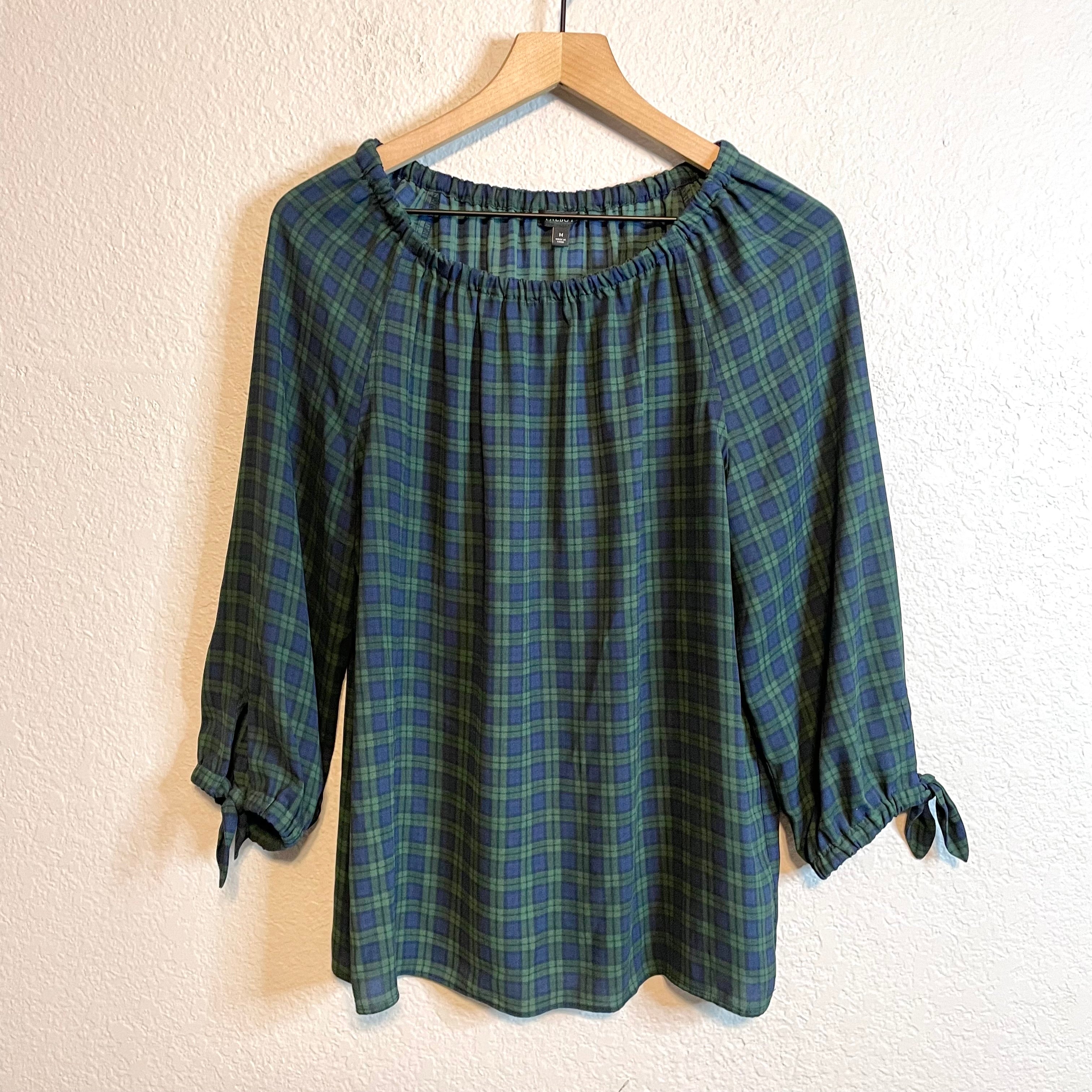 Tartan Plaid Blouse