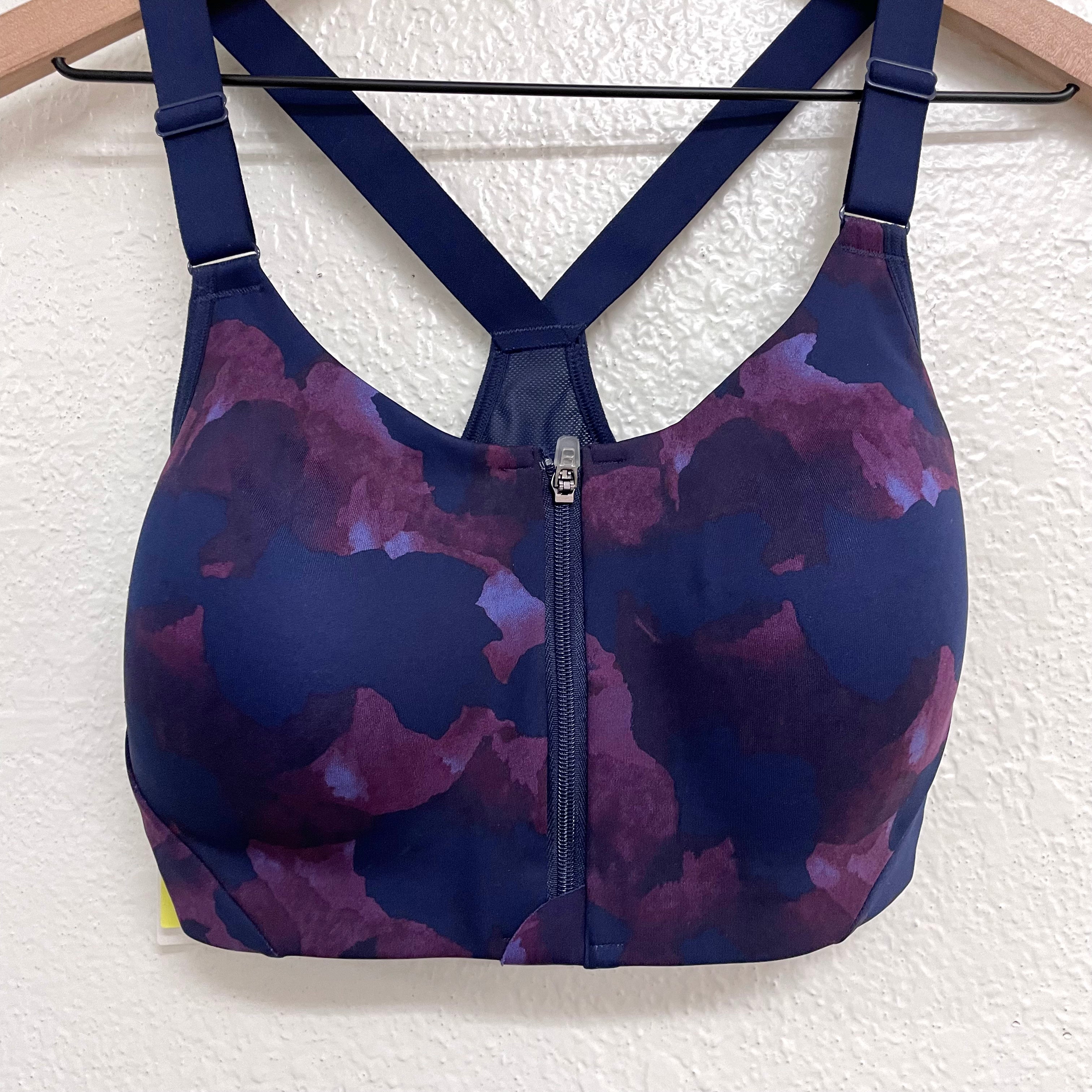 Zip Front Sports Bra