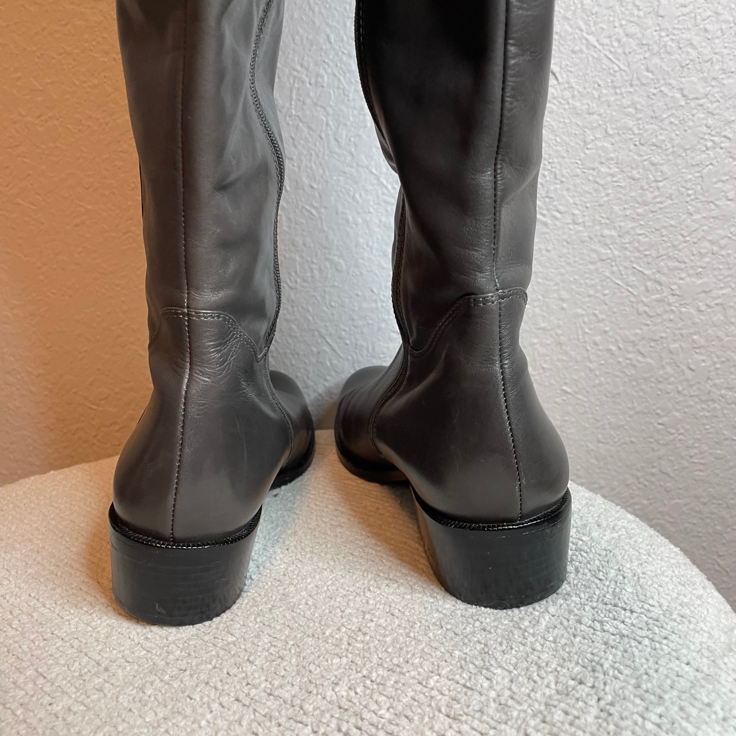 Over the Knee Leather Boots