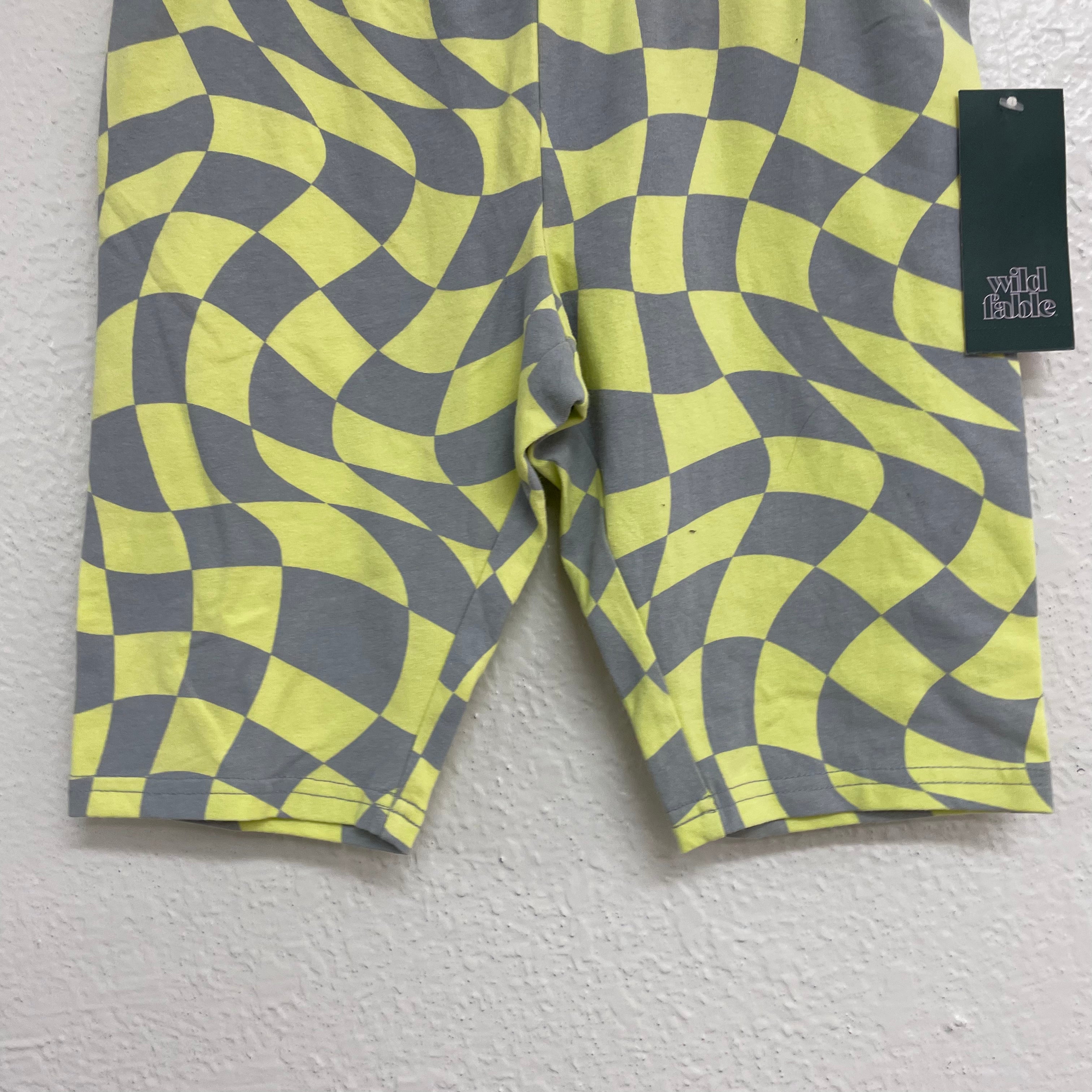 Checkered Bike Shorts