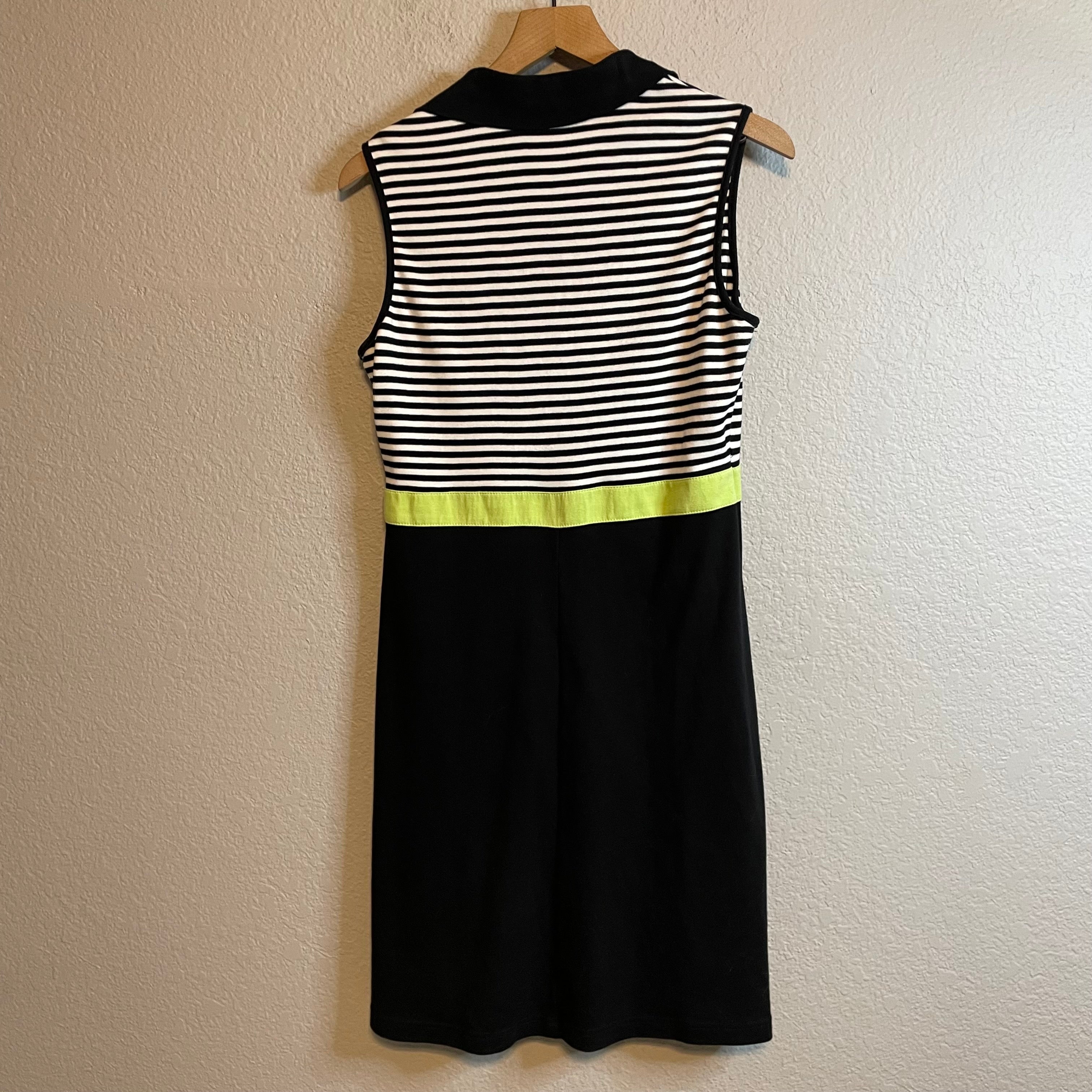 Casual Sleeveless Polo Dress